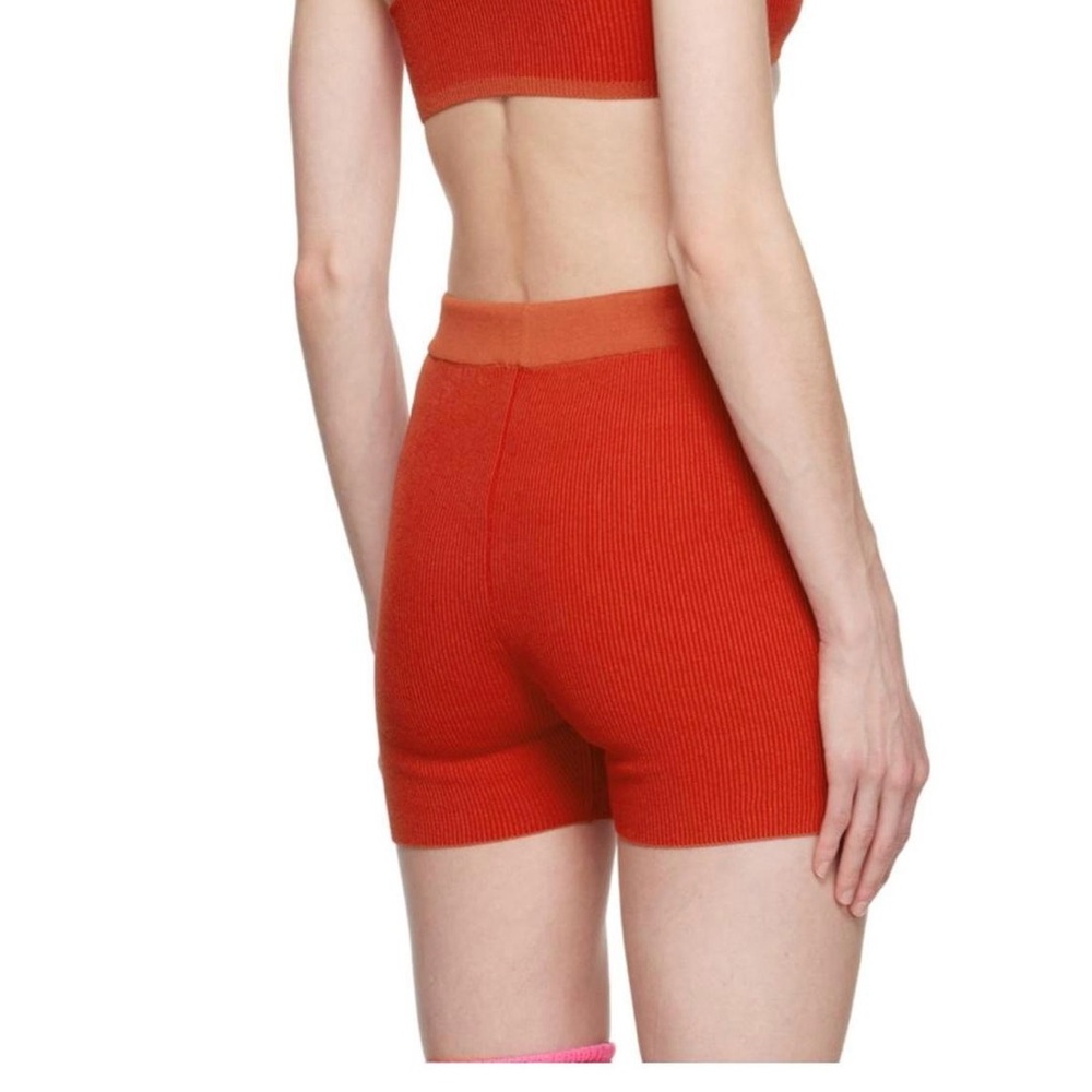 Jacquemus Red Knit Set - Ribbed, High-Waist - Picture 4 of 6